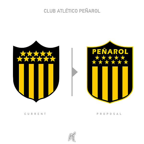 CA Peñarol Logo Redesign