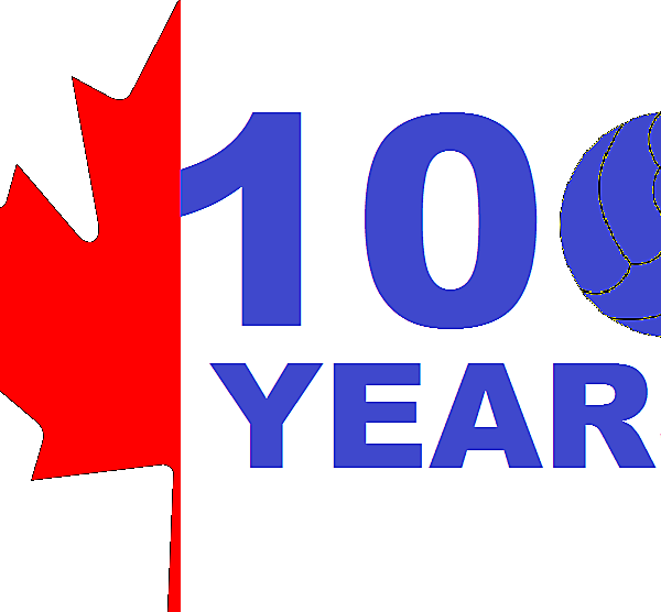 Canadian Soccer Association 100 Years  Logo