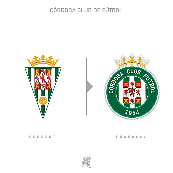 Córdoba CF Logo Redesign
