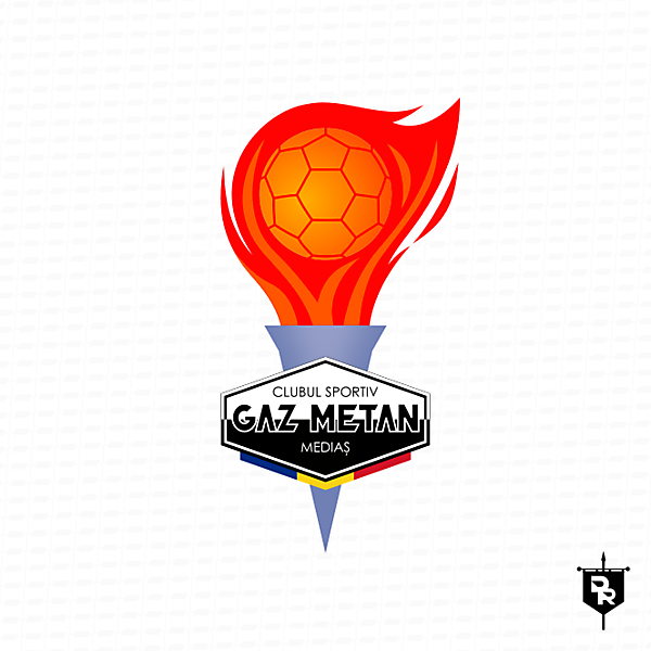 CS Gaz Metan Mediaş Crest Redesign