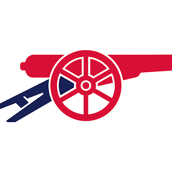 FC Arsenal alternative logo, update on their iconic canon crest.