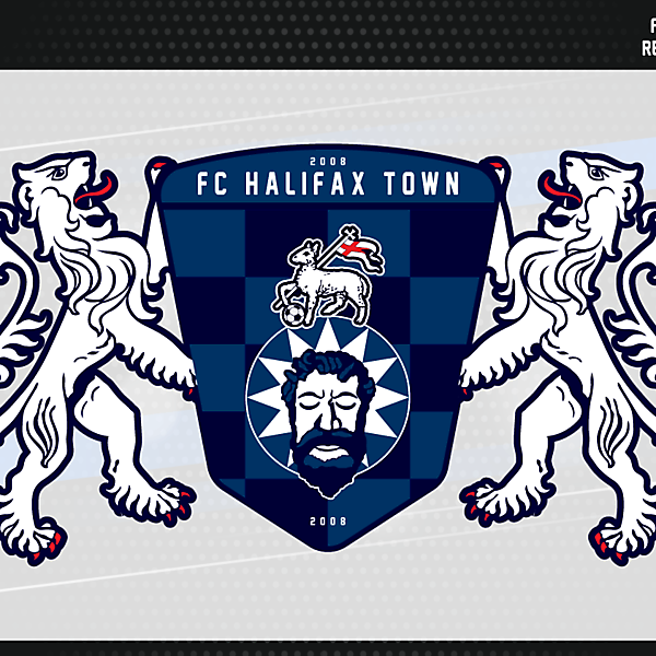 FC Halifax Town Crest Version 2
