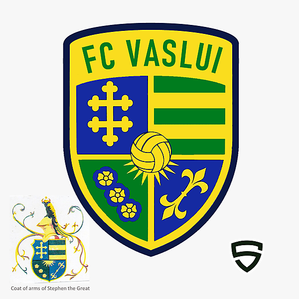 FC Vaslui - Concept Design based on the historical coat of arms of Stephen the Great