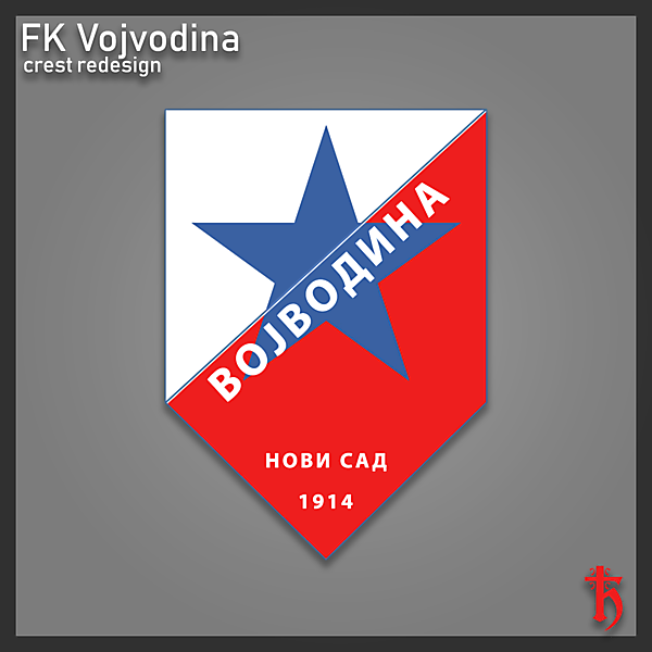 FK Vojvodina - crest redesign