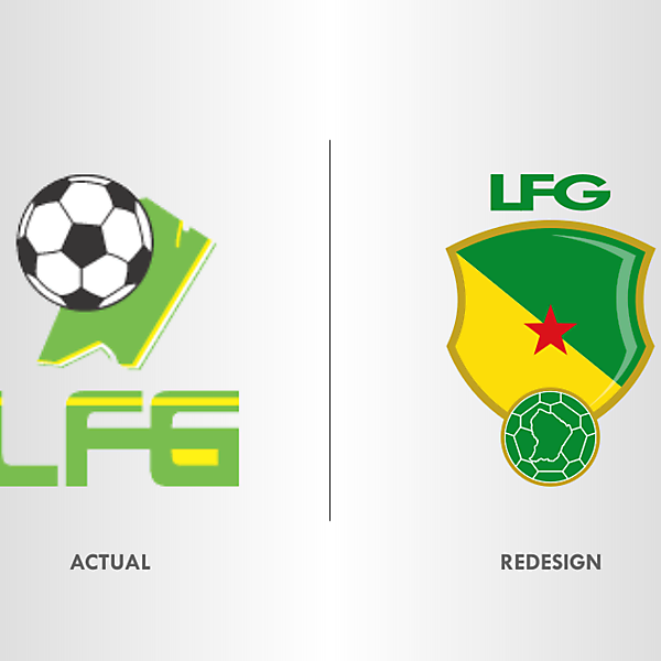 French Guiana Football Team Crest Redesign