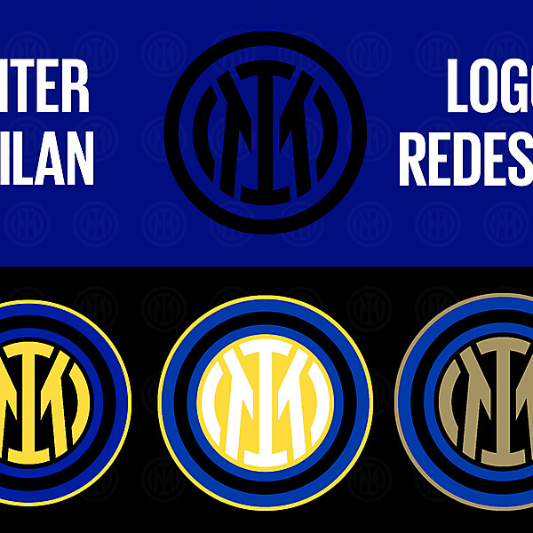 Inter Milan Logo Redesign
