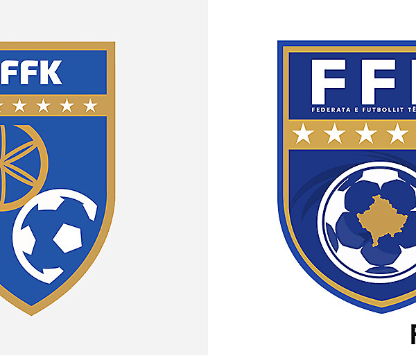 KOSOVOxEO LOGO - FFK LOGO COMPARISON  