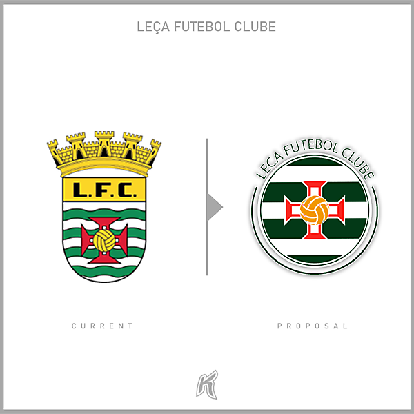 Leça FC Logo Redesign