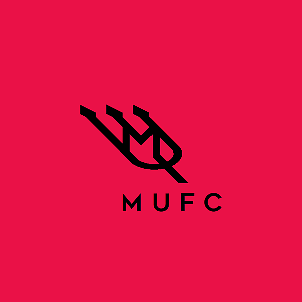 Manchester United logo concept