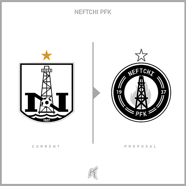 Neftchi PFK Logo Redesign