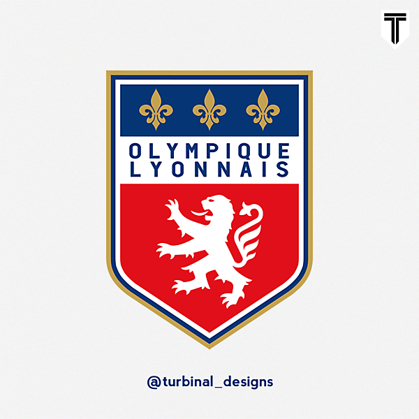 Olympique Lyonnais Crest Redesign