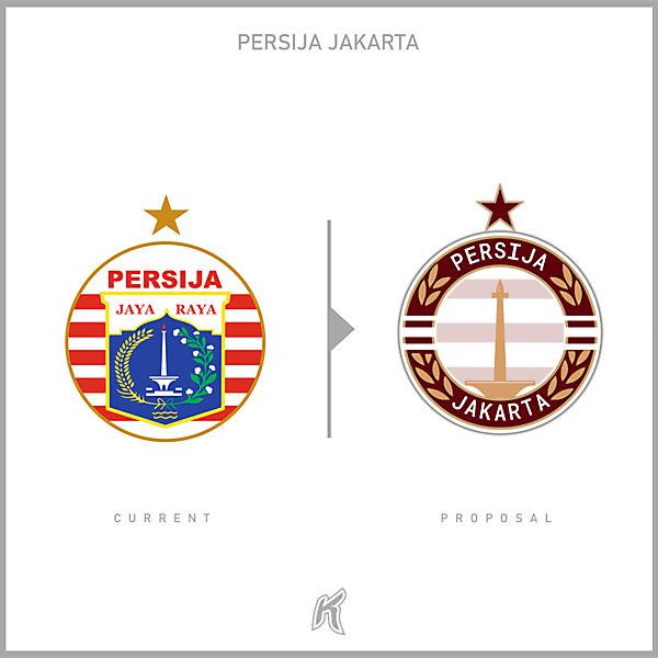 Persija Jakarta Logo Redesign