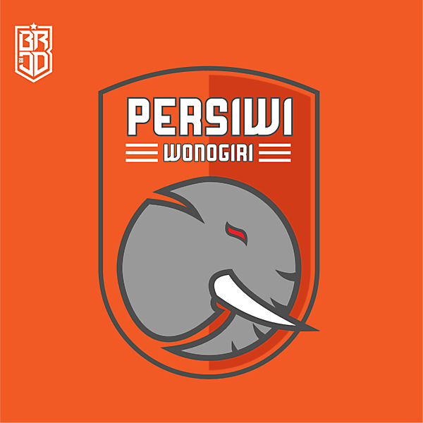 Persiwi Wonogiri Crest Redesign Concept