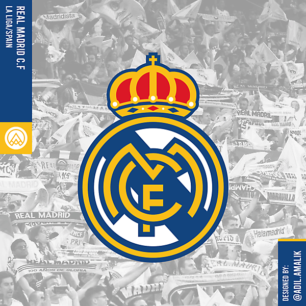 Real Madrid C.F crest redesign