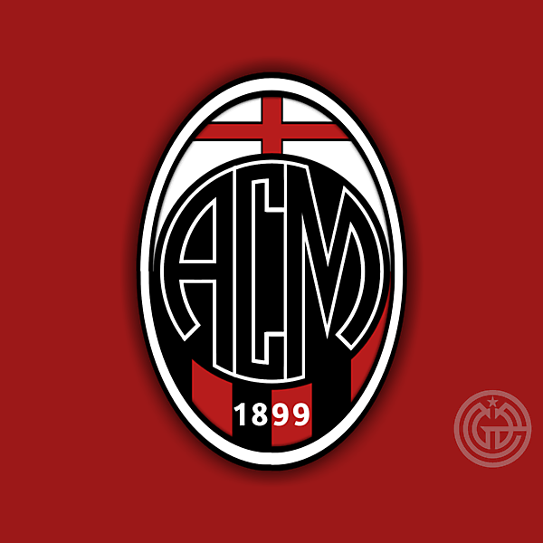 Redesign logo AC MILAN 1899