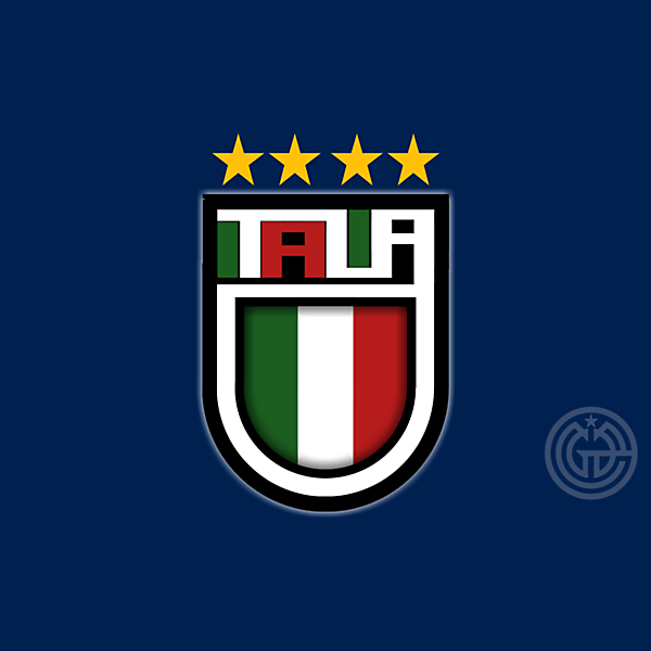 Redesign logo NAZIONALE  ITALIANA DI CALCIO ( AZZURRI TEAM )