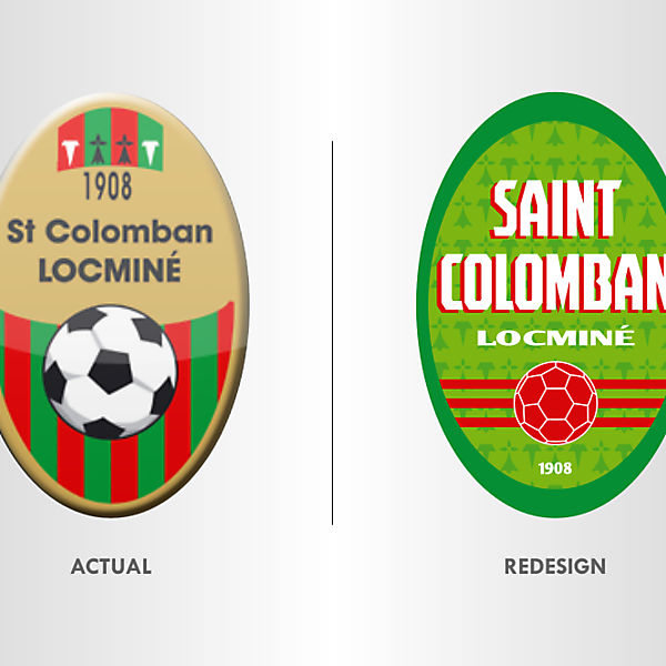 Saint-Colomban Sportive Locminé Crest Redesign