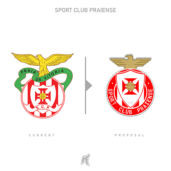 SC Praiense Logo Redesign