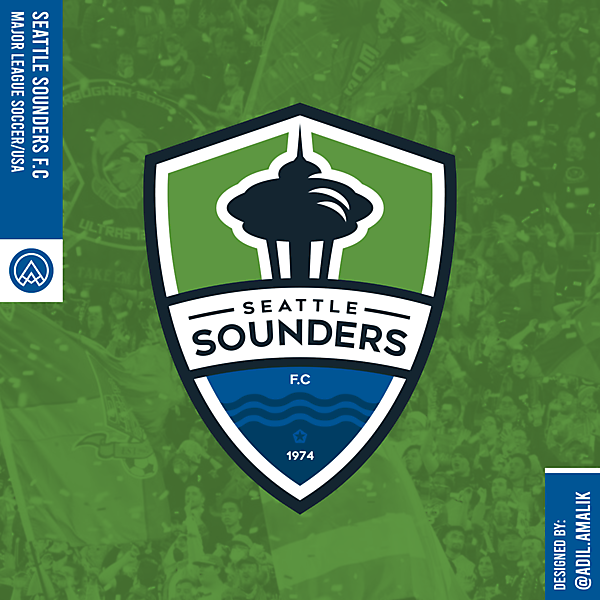 Seattle Sounders F.C crest redesign
