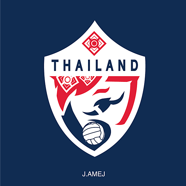 Thailand Logo football Concept