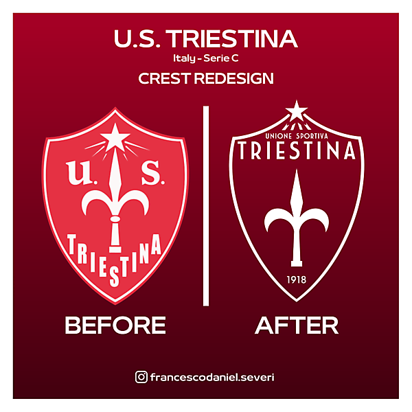 U.S. Triestina Crest Redesign