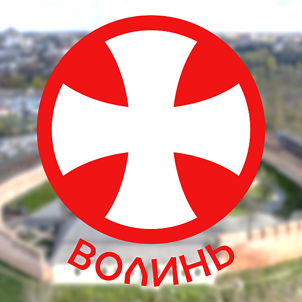 Volyn Lutsk minimalistic crest (based on region's coat of arms)