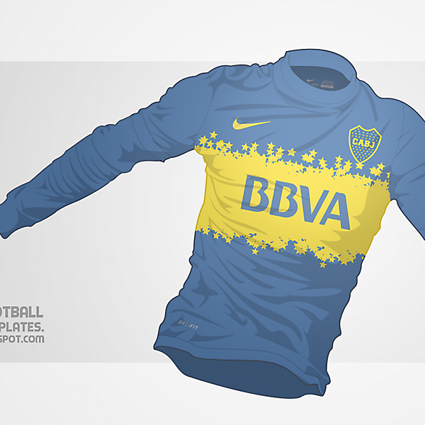 2014 Boca Juniors Nike Home Shirt