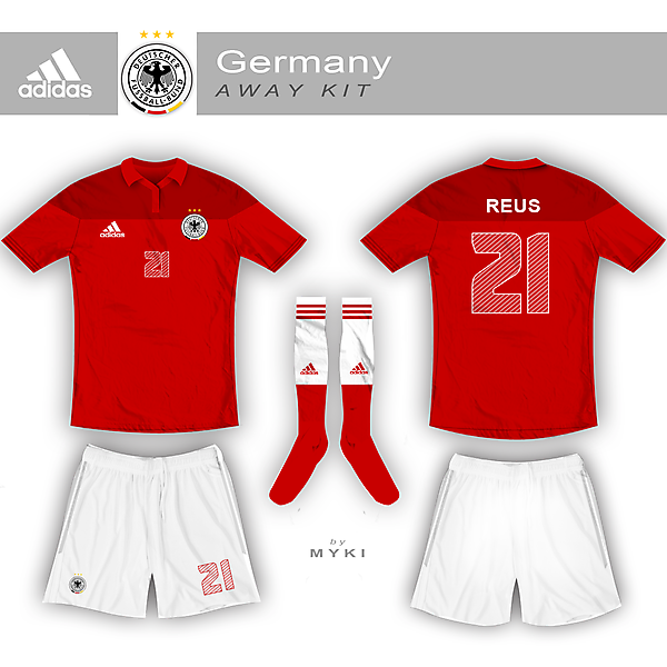 Germany Nation Team Away Kit