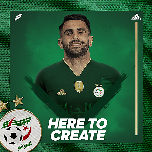  Algeria 2020-2021 Home Concept Football Kit 