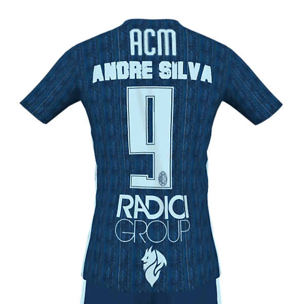 AC MILAN 21-22 FANTASY THIRD KIT (BACK)