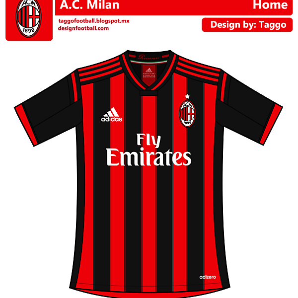 AC Milan Home kit