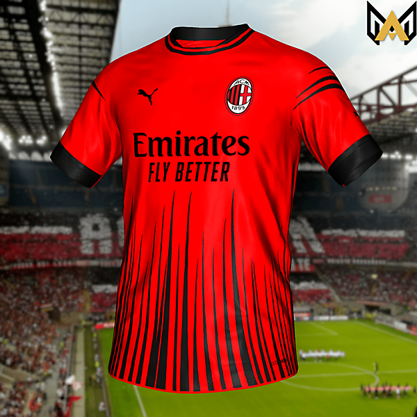 A.C. Milan home shirt concept
