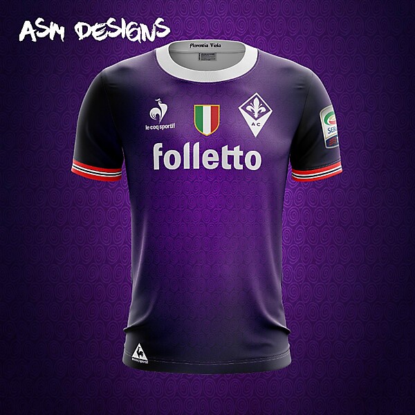 ACF Fiorentina Le Coq Sportif 2018 Home Kit