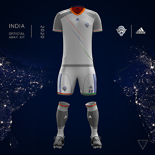 Adidas India Official Away Kit 2020