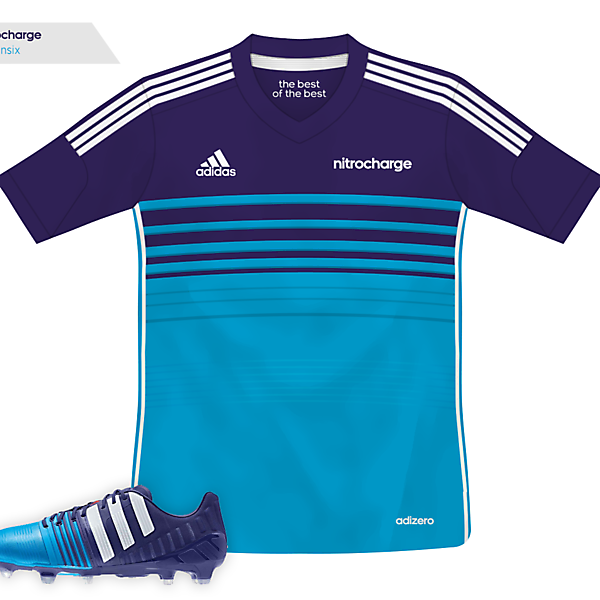 adidas Nitrocharge || purple/white/solar blue kit