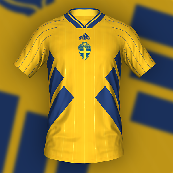 adidas Sweden National Team Home Shirt