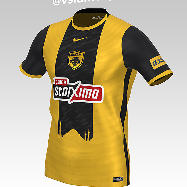 AEK Athens FC Home kit with Nike