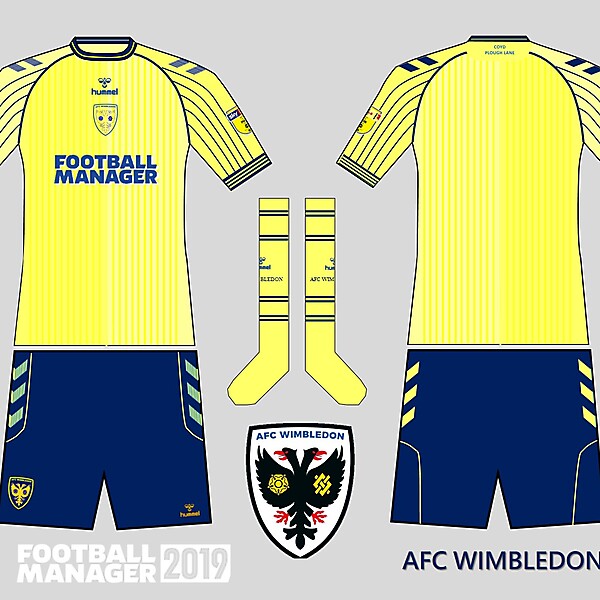 AFC Wimbledon Away kit 2022/23