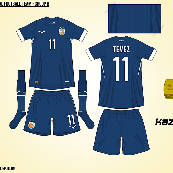 Argentina Away - Group B, 2015 Copa América