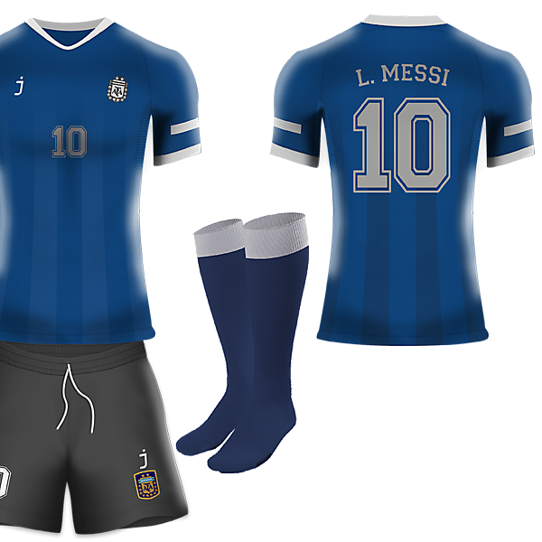 Argentina away kit by J-sports