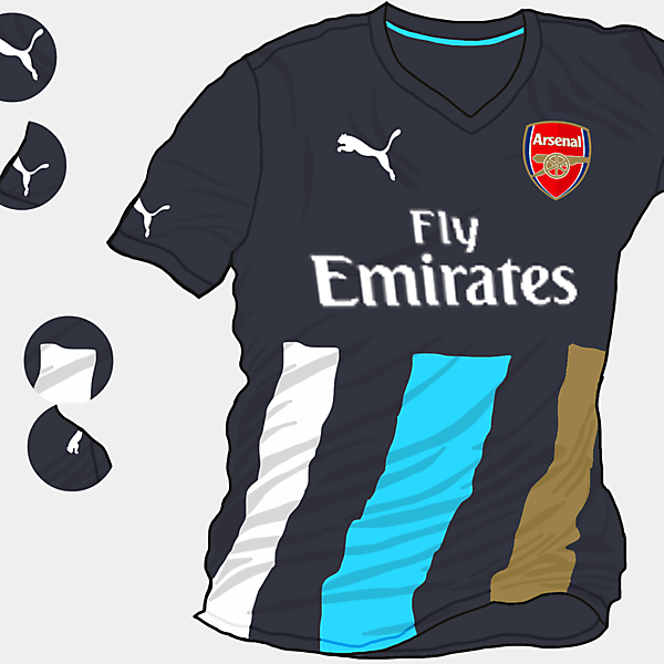 Arsenal 2015-2016 Third Shirt (Based on Leaks)