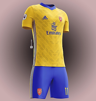 Arsenal Away Jersey Design