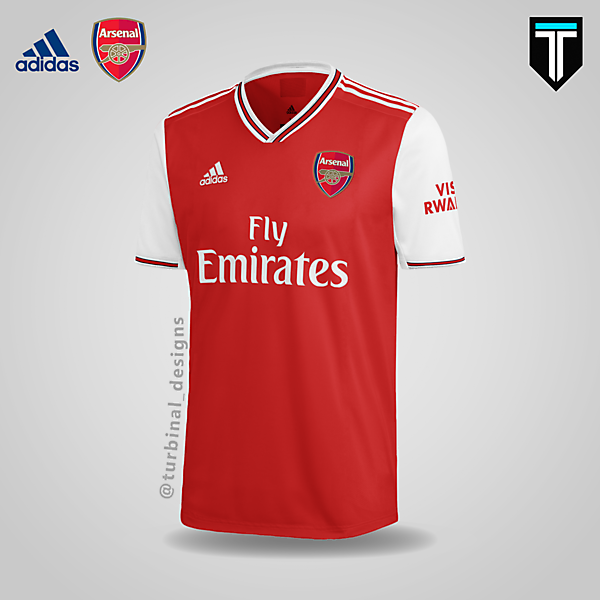 Arsenal x Adidas - Home Kit 19/20