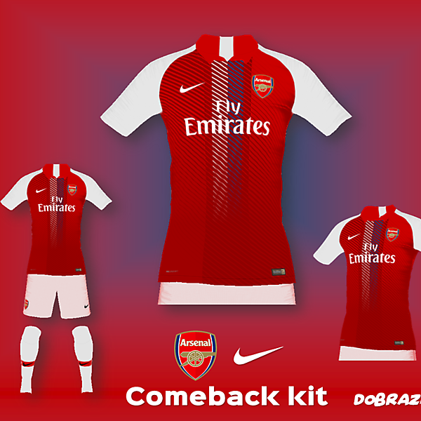Arsenal x Nike Comeback Home Kit