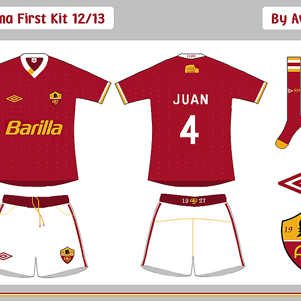 AS Roma First & Change Kits