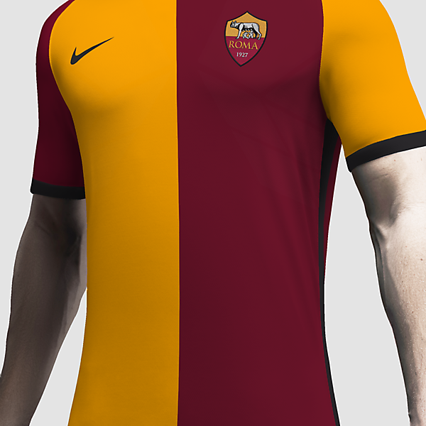 AS Roma x Nike Concept Home Kit 