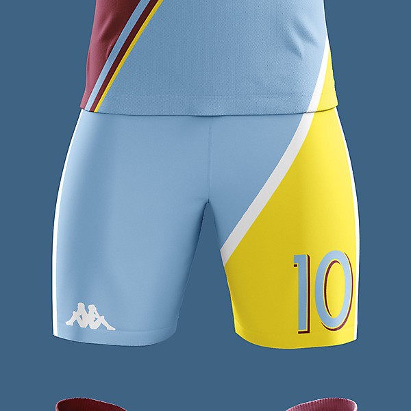Aston Villa X Kappa Away Concept Kit 