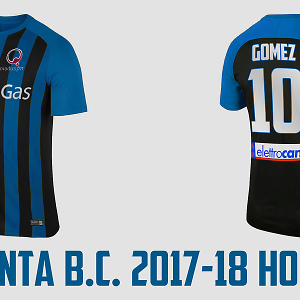 Atalanta 2017-18 Home Jersey
