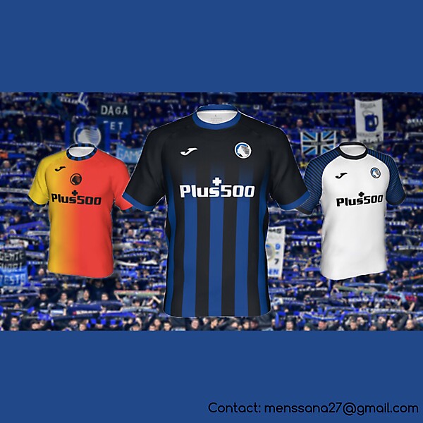 Atalanta Bergamasca Calcio hypothetical match jerseys
