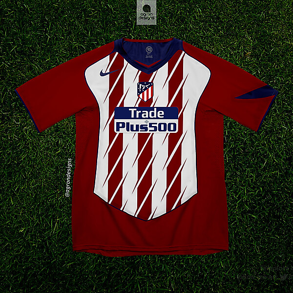 ATLETICO DE MADRID HOME KIT 2017-18 (T90 TEMPLATE)